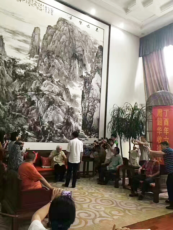 刘子尧拜著名书画家周韶华为师