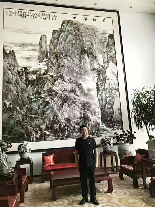 著名京剧表演艺术家杜鹏先生到访刘子尧艺术馆