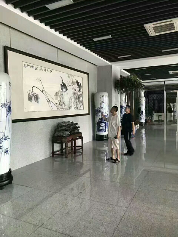 著名京剧表演艺术家杜鹏先生到访刘子尧艺术馆