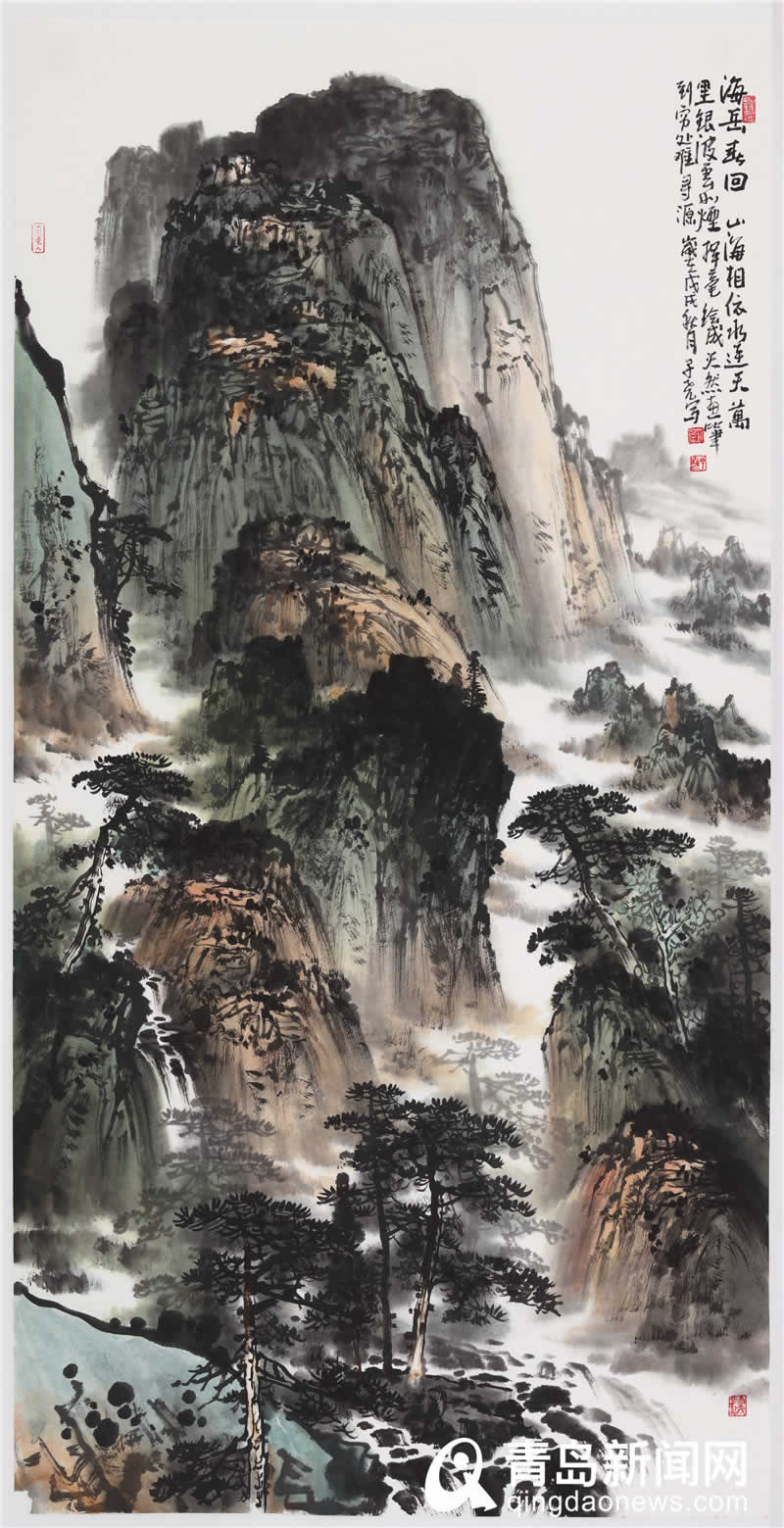 青岛新闻网：刘子尧艺术馆开馆仪式暨《刘子尧画集》首发式即将开幕